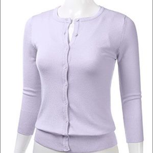 NEW IN BAG lilac cardigan